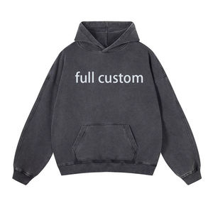 Sweat à capuche personnalisé vierge pour hommes et femmes, sweat-shirt à capuche en polaire surdimensionné, OEM ODM, marque privée, sweat à capuche en coton - Product Image 2