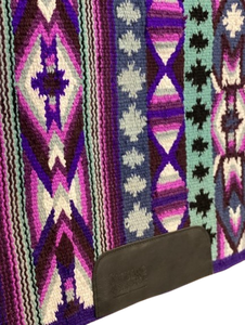 Tapis de selle traditionnel en laine de Nouvelle-Zélande fait main pour l'équitation western, idéal pour l'équipement de cowboy, les ranchs, les concours et l'équitation quotidienne - Product Image 2