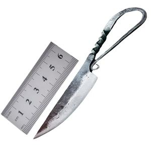 High Quality Hand Forged High Carbon Steel Antique Style Medieval Knife Full Tang Medieval Utility Knife With Leather Cover - Product Image 3