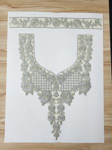 Elegantes diseños de bordado a mano para el cuello, estilos tradicionales y modernos, parches para mujer, apliques bordados personalizados para coser en la ropa. - Product Image 2