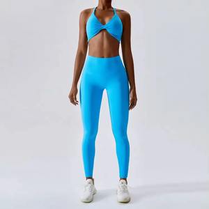 Nuevo Conjunto de Yoga para Mujer, 2 Piezas, Ropa Deportiva de Alta Calidad para Gimnasio, Conjunto de Yoga para Correr, Fitness - Product Image 4