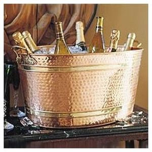 Ice bucket brushed metal ice bucket indoor party bucket luxury <b>table</b> accessory sophisticated bar accessory minimalist ice bucket - Product Image 4