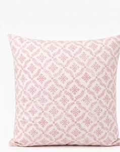 Premium Quality Hand-Printed Botanical Design Decorative <b>Cushion</b> <b>Cover</b> - Product Image 3