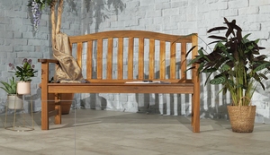 Banco de parque de madera maciza duradero | Asientos resistentes a la intemperie para espacios públicos y proyectos al aire libre | Fabricante de Vietnam - Product Image 3