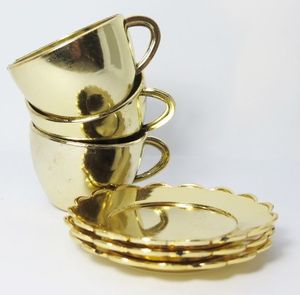 Traditional Copper <b>Tea</b> Mug and Saucer <b>Set</b> Handmade Hammered Coffee Cup for Dining Accessories and <b>Gifts</b> Home Hotel Decor - Product Image 1