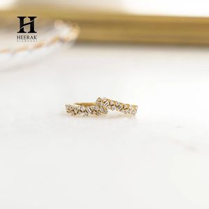 Luxury Mixed Cut Diamond Huggie Hoops – 14k Gold with Certified Diamonds – Fine Jewelry Manufacturer - Product Image 1