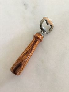 Ouvre-bouteille multifonction en bois, ouvre-bouteille en acier inoxydable avec logo personnalisé, outil de bar portable, cadeau de fête, promotionnel, pour entreprise - Product Image 5