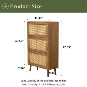 Modern Simple <b>Shoe</b> Cabinet Metal and MDF Material <b>Storage</b> Organizer for Home Living Room Entry Warehouse Furniture - Product Image 2