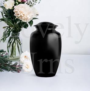 Urna personalizada negra, urnas bellamente hechas a mano para cenizas humanas, recuerdo conmemorativo de cremación, tributo decorativo - Product Image 3