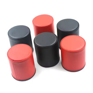 OEM Supply High Quality Cheap Bar Family Entertainment Dice Leather Dice <b>Cup</b> Velvet Holder Professional <b>Shaker</b> <b>Cups</b> - Product Image 5