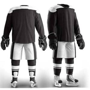 เสื้อเจอร์ซีย์เล่นฮ็อกกี้น้ำแข็งทำจากโพลีเอสเตอร์อุปกรณ์เล่นกีฬาพิมพ์ซับลิเมชันอุปกรณ์สิ่งทอลายทแยงทุกขนาด Ews0006 - Product Image 3