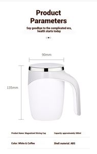Self Stirring <b>Coffee</b> Mug Stainless Steel Insulated Bottle for Corporate Gifting - Product Image 5