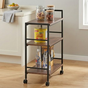 Shopee OEM EBay Organizer Taiwan Factory Household Home Storage Manufacturer Housewares DIY MIT Shelves Kitchen Shelf Cart - Product Image 5