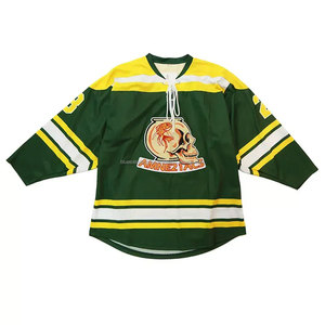 Maillots de hockey vierges en gros, maillots d'entraînement de hockey vierges, maillots de hockey verts - Product Image 1