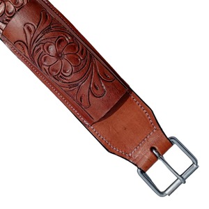 Nueva Moda 2026: Cincha Inglesa de Doma de Cuero Cómoda con Herrajes de Acero Ajustables para Caballos - Product Image 4