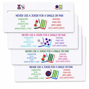 4 unidades de Marcadores de Líneas de PVC Modernos para Mahjong, Accesorios para Mahjong, Regalos, Superposiciones para Lectura Guiada para TDAH y Dislexia - Product Image 1