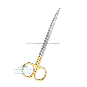 Tijeras de acero inoxidable Metzenbaum Mandela, curvadas, 11 ", TC - Product Image 4