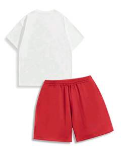 Conjunto de Pantalones Cortos y Camiseta Personalizados de Fabricante OEM, Traje Deportivo de Verano de Dos Piezas, Conjunto de Dos Piezas para Hombre 2026, Venta al Por Mayor - Product Image 2