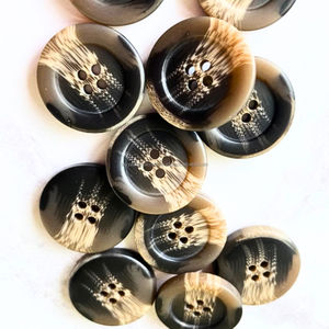 Boutons en corne naturelle polie sur mesure en grandes tailles, styles animaux et nautiques, pour les créateurs de vêtements, boutiques de boutons pour la revente - Product Image 6