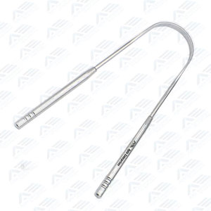 Instruments chirurgicaux dentaires en acier inoxydable, gratte-langue ergonomique en forme de U, équipements dentaires, instruments dentaires - Product Image 6