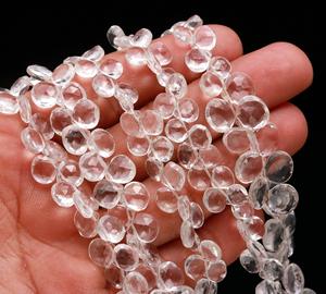 RAY FINE ORNATES Perles de pierres précieuses semi-précieuses en quartz rose facetté ovale, modèle ABBS023, certifiées par une tierce partie - Product Image 2