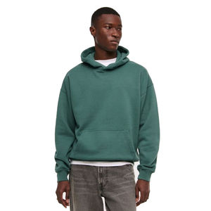 Sudaderas con Capucha Color Verde Oscuro al por Mayor 2026, Logotipo Personalizado, Tela 100% Algodón, Corte Holgado, Transpirables, para Hombre - Product Image 2