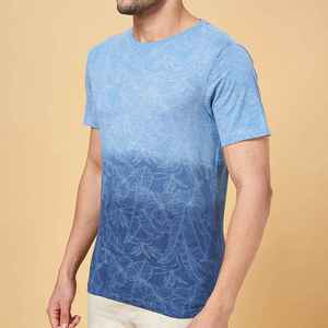 เสื้อยืดผู้ชายแบบใหม่ ดีไซน์เฉพาะตัว ผ้าถัก ทอสีพื้นเรียบ  หลากหลายขนาด สั่งทำได้ตามต้องการ มีความต้องการสูง แขนสั้น - Product Image 2