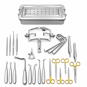 Juego de 23 Instrumentos para Reparación de Labio y Paladar Fissurados, Acero Inoxidable Alemán, Kit de Cirugía Reconstructiva Reutilizable, Fabricante OEM - Product Image 1