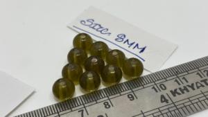 Perles de verre facettées, surfaces scintillantes, conifères artisanales pour la fabrication de bijoux, artisanat, accessoires ethniques, mode faite à la main - Product Image 4