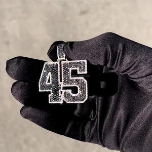 RB Gems High Quality 925 Sterling Customized Classic Lab Grown Diamond <b>Pendant</b> Women's Fine Jewelry Iced Effect GIA Engagement - Product Image 1