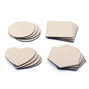 Posavasos de MDF más vendidos, personalizados con diseño de flores, con soporte, a precio económico. - Product Image 5