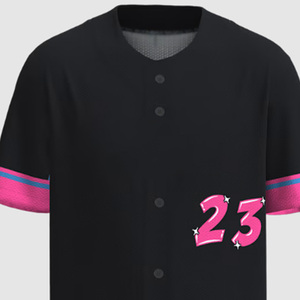 Fabricante profesional de camisetas de béisbol con botones, ropa deportiva personalizada, camiseta de béisbol para clubes, escuelas y universidades. - Product Image 5