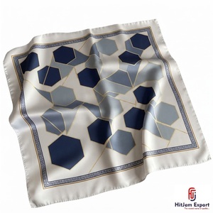 Custom Digital Print Square <b>Scarf</b> Private Label Fashion <b>Scarf</b> Premium Quality OEM ODM Textile Manufacturer Bali Custom - Product Image 1
