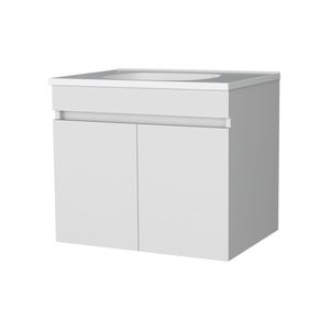 Mobile da bagno bianco a 2 ante - Product Image 3