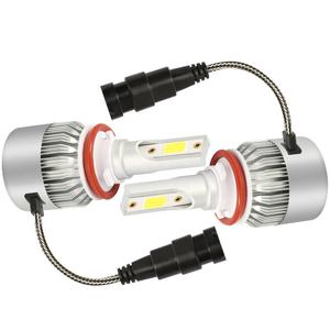 Gros bon <span class=keywords><strong>prix</strong></span> 36W 6000K COB H4 H7 H11 Haut bas faisceau C6 Automobiles Auto led Phare Ampoule - Product Image 4