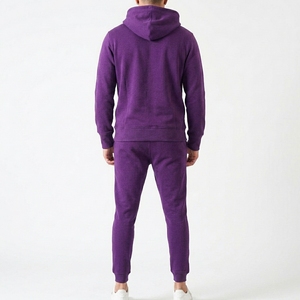 Chándales Deportivos para Hombre de Alta Calidad, Estilo Urbano, con Capucha, Talla Grande, Lisos, Teñidos, Casuales, Elásticos - Product Image 3