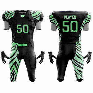 Uniforme de Fútbol Americano de Alta Calidad, Nuevo Diseño Personalizado en Venta, Uniformes de Fútbol Americano 100% Poliéster - Product Image 1