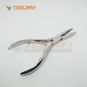 Pinzas para Extensiones de Cabello TEEJAY/Marca Personalizada, Modelo PLIER, Acero Inoxidable, 6 Pulgadas, Herramienta Aplicadora de Microperlas para Instalación - Product Image 5