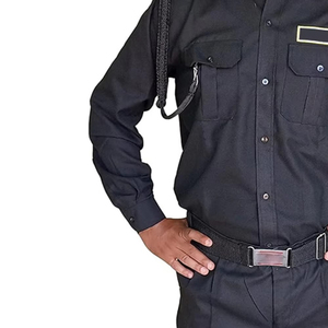 Uniforme de Guardia de Seguridad para Hombre al por Mayor, Logotipo Personalizado, Material Transpirable de Poliéster/Algodón, Talla Grande, Secado Rápido, Alta Calidad - Product Image 5