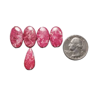 อัญมณีธรรมชาติสีชมพูอัญมณีหลวมสำหรับเครื่องประดับหินคริสตัลบำบัด - Product Image 1