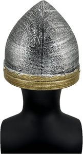 Casque Nasal Médiéval de Croisé en Métal Plaqué Style Antique Rond, Décoration d'Intérieur, Artefact pour Jeu de Rôle - Product Image 3