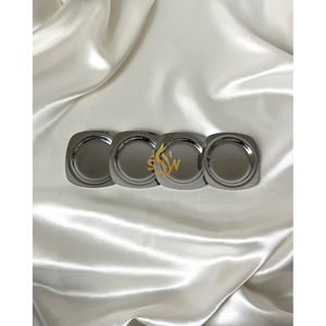 Posavasos de Metal de Diseño Americano para Decoración de Cocina y Mesa, Uso Doméstico, Forma Redonda, Platos y Bases Plateadas al Precio Más Bajo - Product Image 2