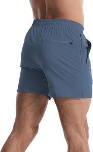 Men's Running Breathable Workout Gym <b>Athletic</b> Shorts Woven Fitness Custom Logo 5 Inch Casual Man Sportswear Shorts - Product Image 3
