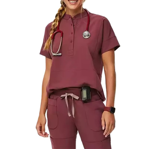 Tenue d'infirmière islamique à manches longues pour femmes, infroissable et respirante, pour infirmières musulmanes - Product Image 1