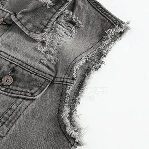 Chaleco de Mezclilla para Hombre, Invierno, Transpirable, Estilo Casual, 100% Algodón, Uso Diario - Product Image 5