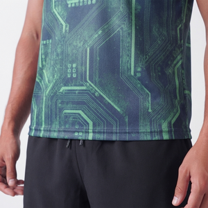 Camiseta cómoda y elegante para hombre, tela suave al tacto, material elástico, doble costura de alta calidad, camiseta con ribete para hombre - Product Image 6
