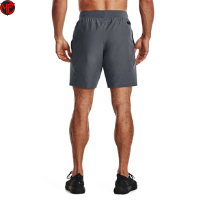 Pantalones Cortos Deportivos para Hombre, de Secado Rápido, Transpirables, 100% Poliéster, Tejido de Punto, Cintura Media Elástica, para Correr y Gimnasio - Product Image 3