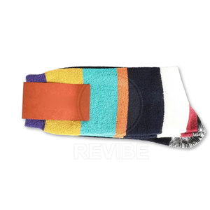Comfortable Fit Winter Crew <b>Thick</b> <b>Women</b> <b>Socks</b> Breathable Cotton Fabric Soft Stretch Cuff Detail Office Gym Casual Daily Wear - Product Image 4
