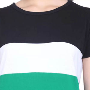 Camiseta de moda para mujer 100% algodón transpirable, precio al por mayor, camisetas para mujer de la mejor calidad, servicio OEM, diseño personalizado - Product Image 5