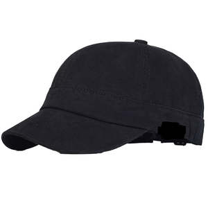 Casquettes de sport d'extérieur personnalisées, vintage, formelles, en tissu Dobby noir, multi-usages, 6 panneaux, respirantes et imperméables, à prix équitable - Product Image 1